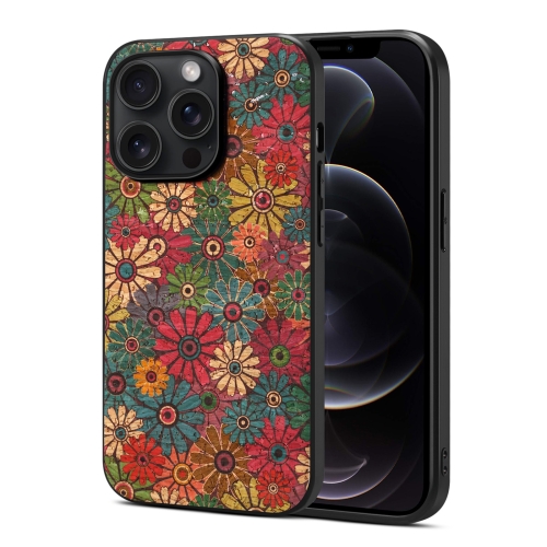 

For iPhone 12 Pro Max Four Seasons Flower Language Series TPU Phone Case(Spring Green)