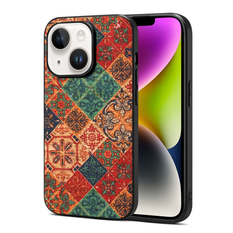 

For iPhone 14 Plus Four Seasons Flower Language Series TPU Phone Case(Winter Blue)