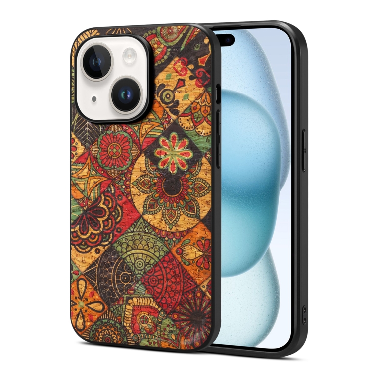 

For iPhone 15 Plus Four Seasons Flower Language Series TPU Phone Case(Autumn Yellow)