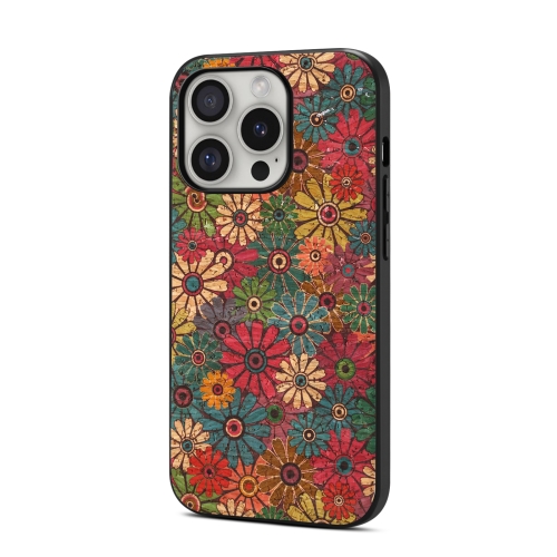 

For iPhone 16 Pro Four Seasons Flower Language Series TPU Phone Case(Spring Green)