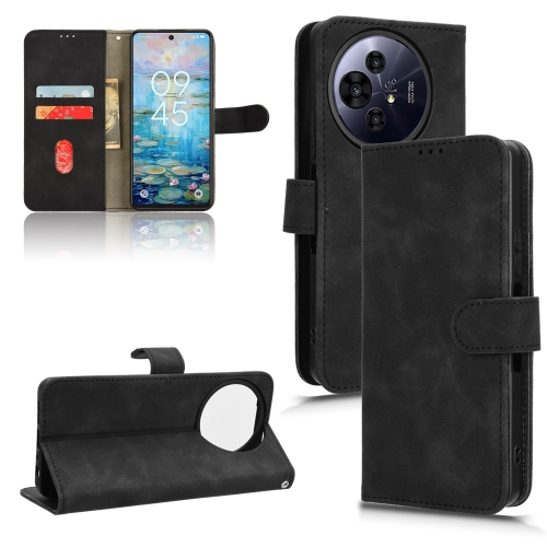 

For TCL 50 NxtPaper 5G Skin Feel Magnetic Flip Leather Phone Case(Black)