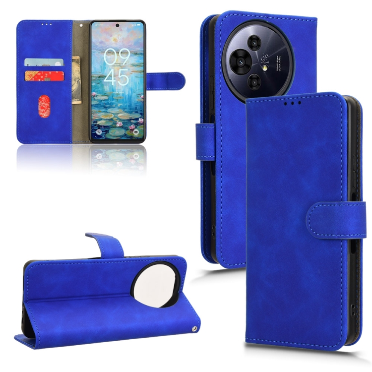 

For TCL 50 NxtPaper 5G Skin Feel Magnetic Flip Leather Phone Case(Blue)