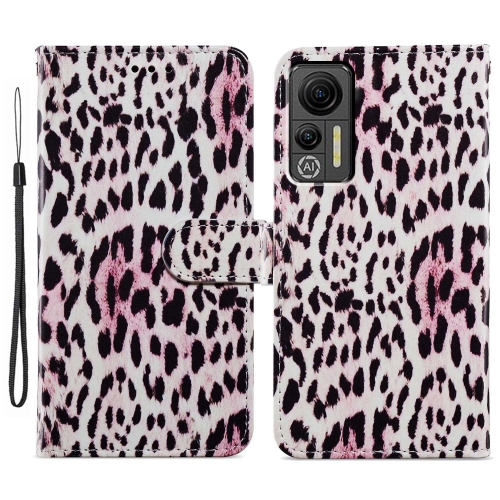 

For Ulefone Note 14 Painted Pattern Horizontal Flip Leather Phone Case(Leopard)