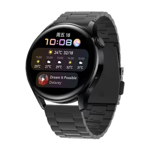 Correa acero Huawei Watch GT/GT 2 (negro/plata) 