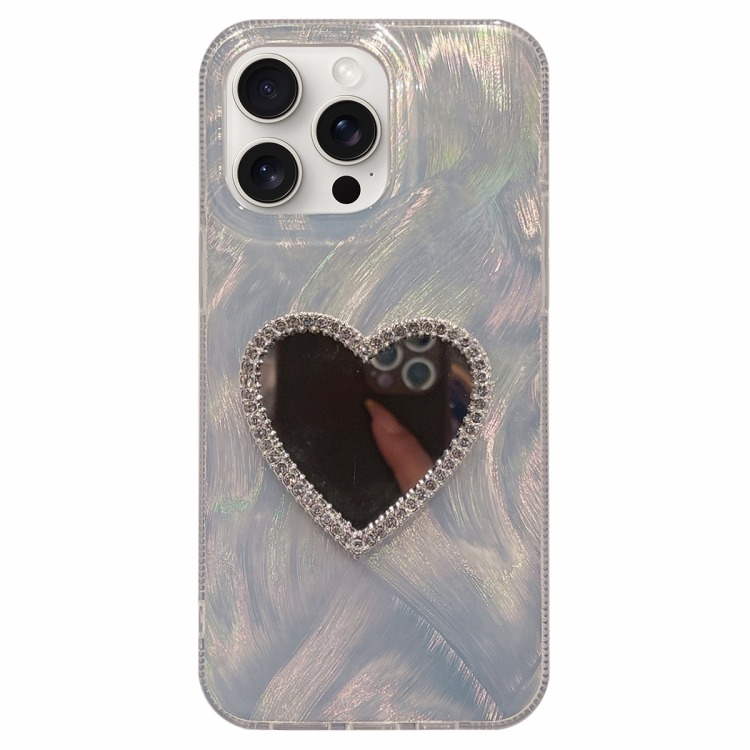 

For iPhone 15 Pro Dual-sided IMD PC + TPU Phone Case with Mirror
