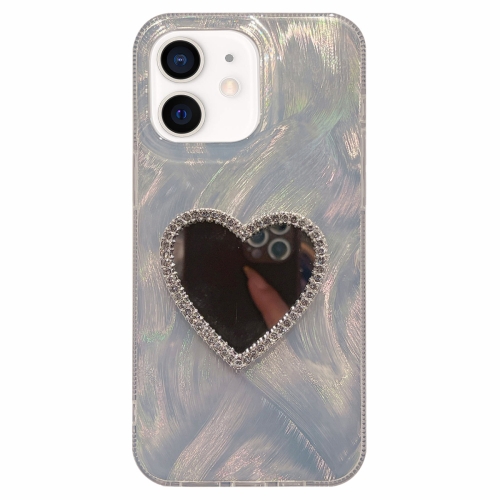 

For iPhone 12 Dual-sided IMD PC + TPU Phone Case with Mirror