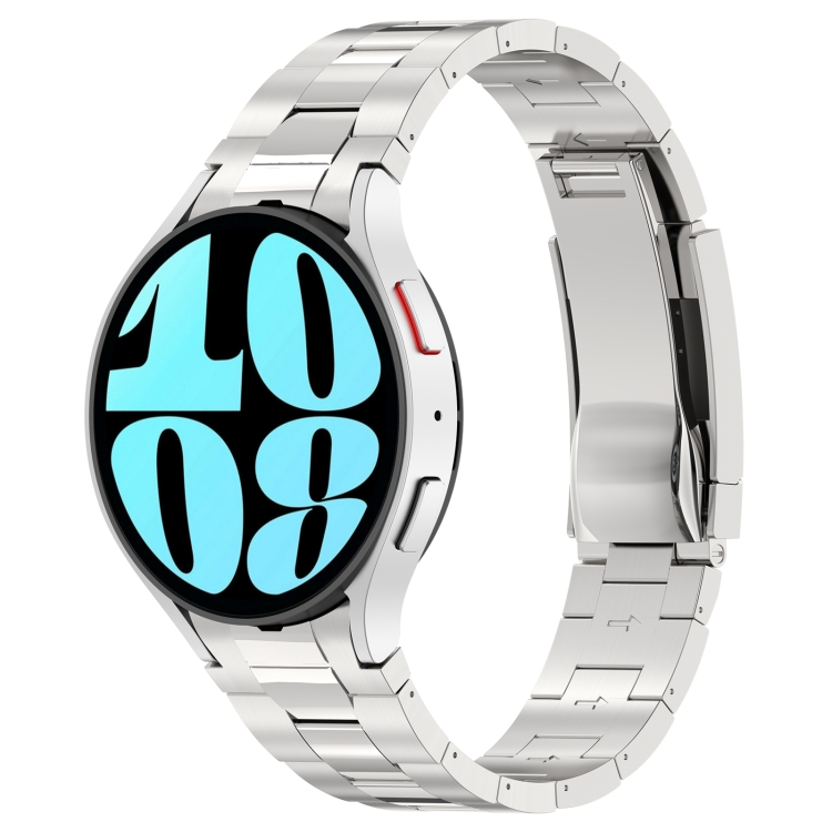 

For Samsung Galaxy Watch6/6 Classic/5/5 Pro Stainless Steel Metal Watch Band(Silver)