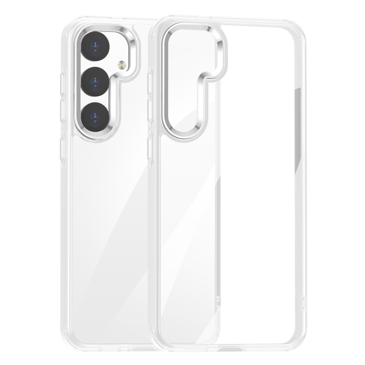 

For Samsung Galaxy S24+ 5G Anti-fingerprint Highly Transparent PC Phone Case(White)