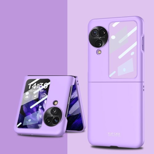 

For OPPO Find N3 Flip GKK Integrated Ultra-thin Full Coverage Protective Phone Case(Purple)