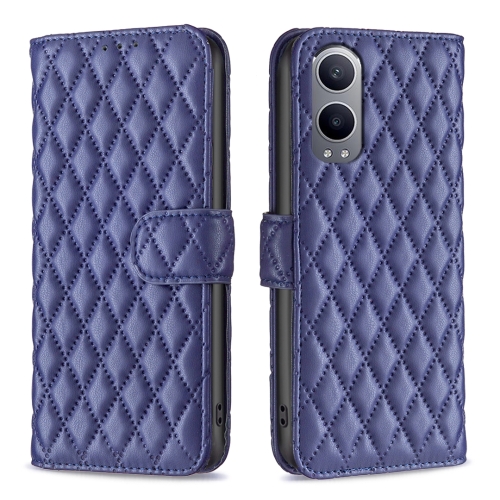 

For OnePlus Nord CE4 Lite Global Diamond Lattice Wallet Flip Leather Phone Case(Blue)