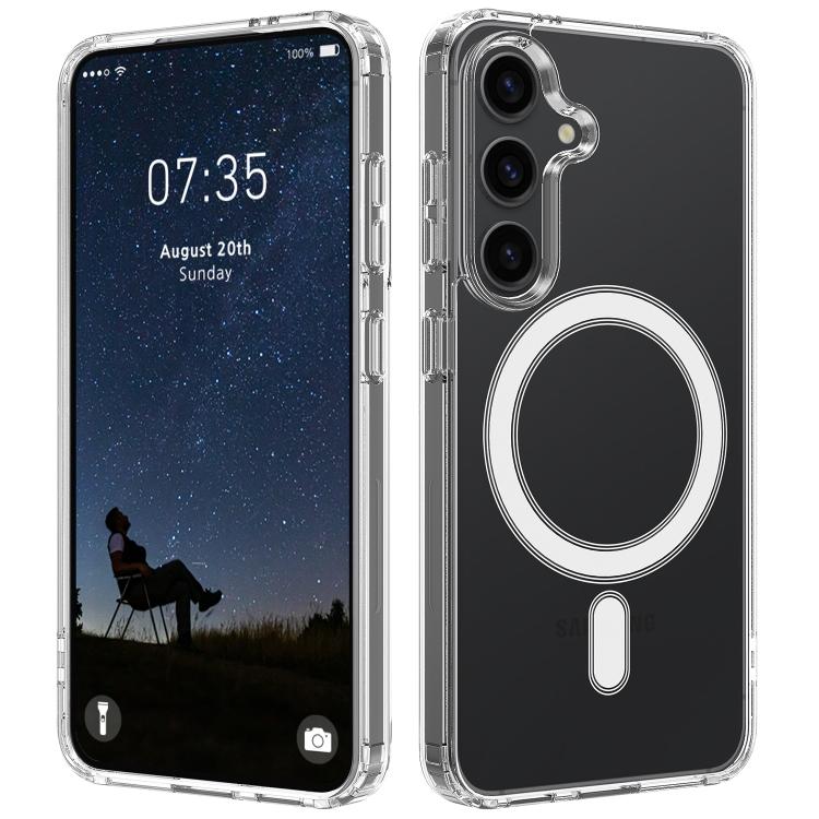 

For Samsung Galaxy S26 Pro 5G MagSafe Magnetic Acrylic TPU Phone Case(Transparent)