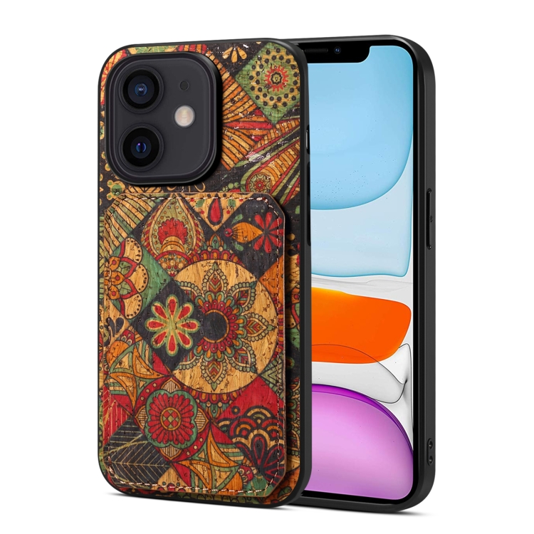 

For iPhone 11 Dual Card Slot Holder Phone Case(Autumn Yellow)