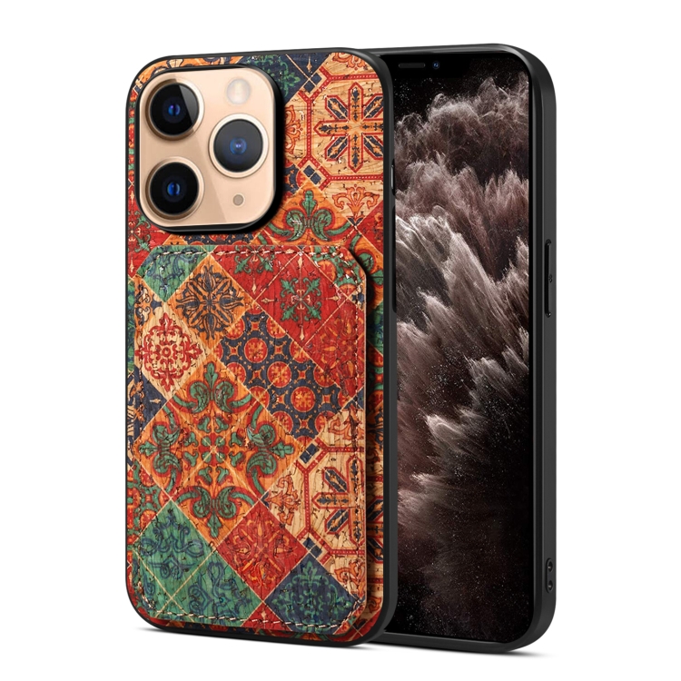 

For iPhone 11 Pro Max Dual Card Slot Holder Phone Case(Winter Blue)