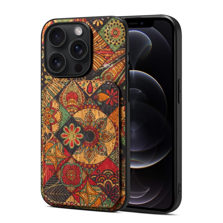 

For iPhone 12 Pro Max Dual Card Slot Holder Phone Case(Autumn Yellow)
