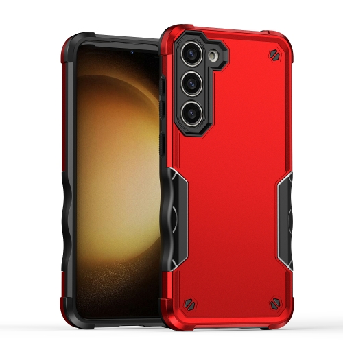 

For Samsung Galaxy S24+ 5G Non-slip Shockproof Armor Phone Case(Red)