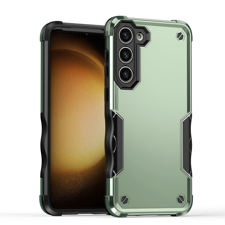 

For Samsung Galaxy S24 5G Non-slip Shockproof Armor Phone Case(Green)