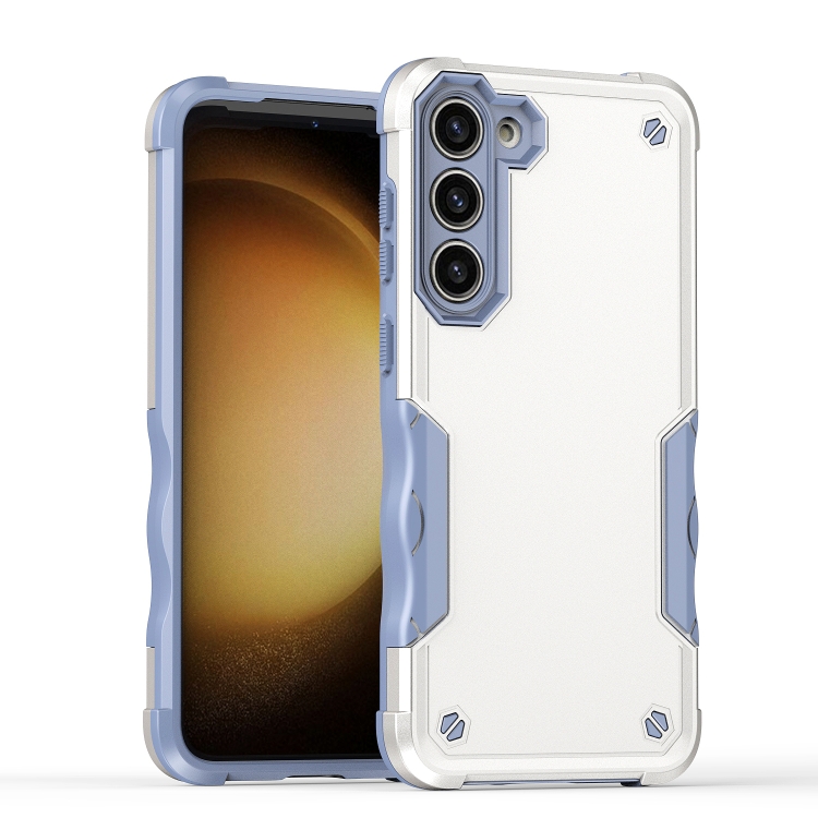 

For Samsung Galaxy S24 5G Non-slip Shockproof Armor Phone Case(White)