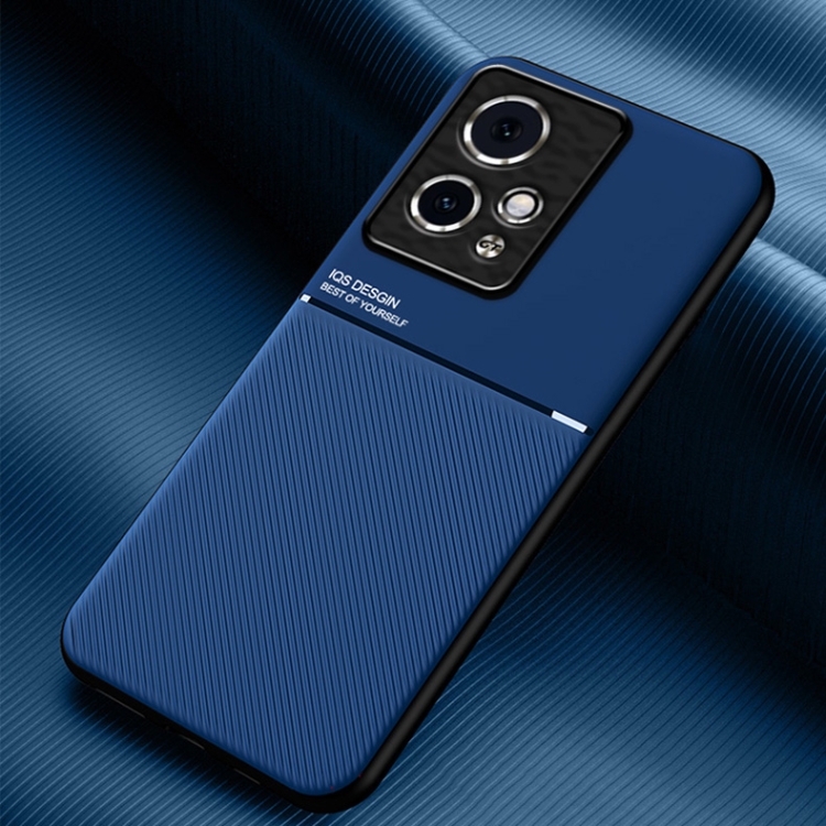 

For Honor 90 GT Classic Tilt Strip Grain Magnetic Shockproof PC + TPU Phone Case(Blue)