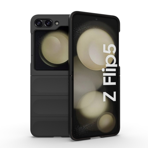 

For Samsung Galaxy Z Flip5 5G Magic Shield Fold PC Shockproof Phone Case(Black)