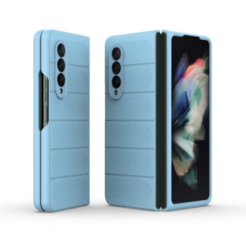 

For Samsung Galaxy Z Fold3 5G Magic Shield Fold PC Shockproof Phone Case(Light Blue)