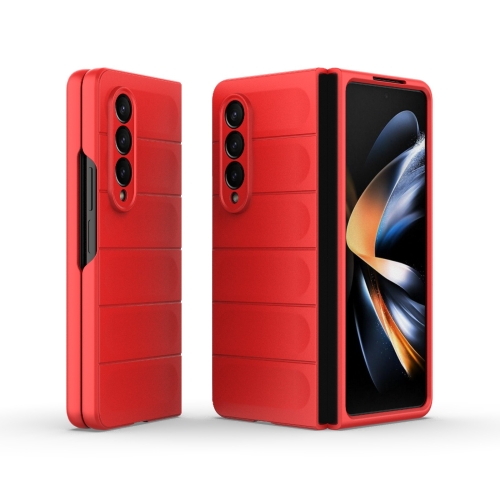 

For Samsung Galaxy Z Fold4 5G Magic Shield Fold PC Shockproof Phone Case(Red)