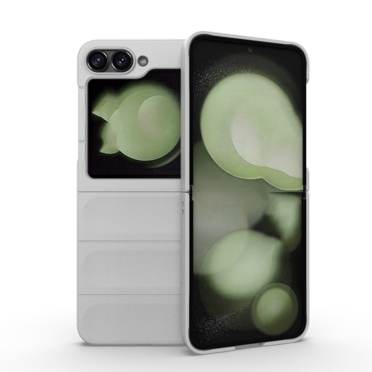 

For Samsung Galaxy Z Flip6 / Flip7 FE Magic Shield Fold PC Shockproof Phone Case(White)
