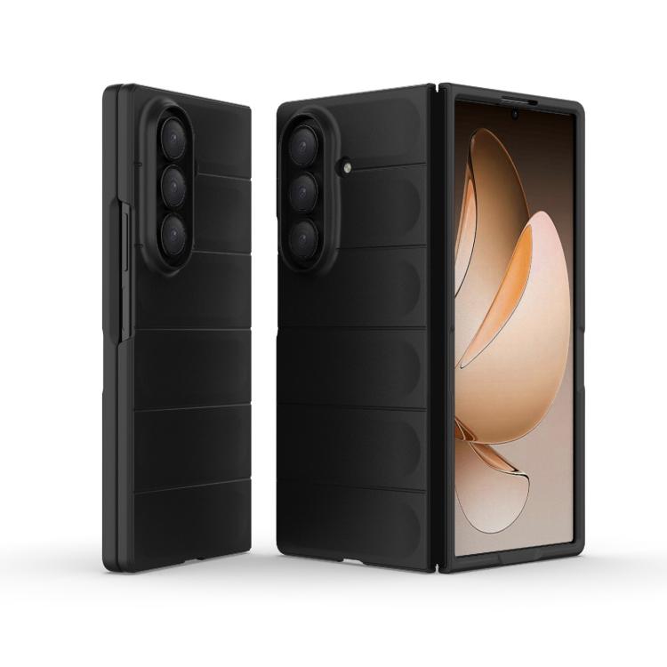 

For Samsung Galaxy Z Fold7 5G Magic Shield Fold PC Shockproof Phone Case(Black)