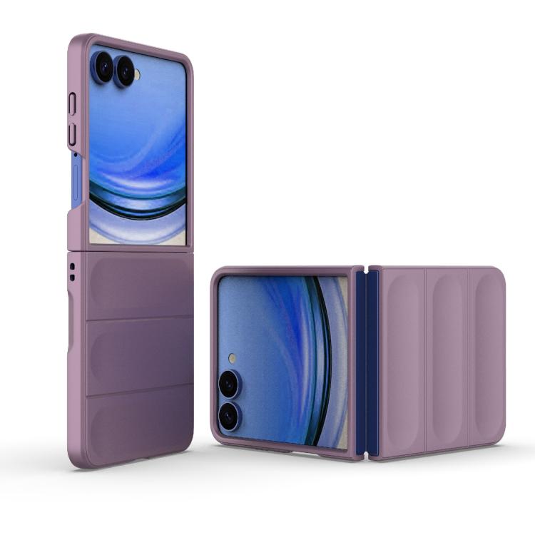 For Galaxy Z Flip8 5G Magic Shield Fold PC Shockproof Phone Case(Purple)