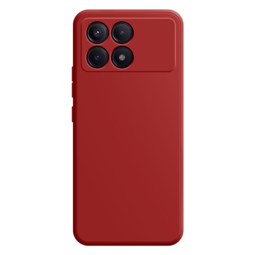 

For Xiaomi Redmi K70 Pro Imitation Liquid Silicone Phone Case(Dark Red)
