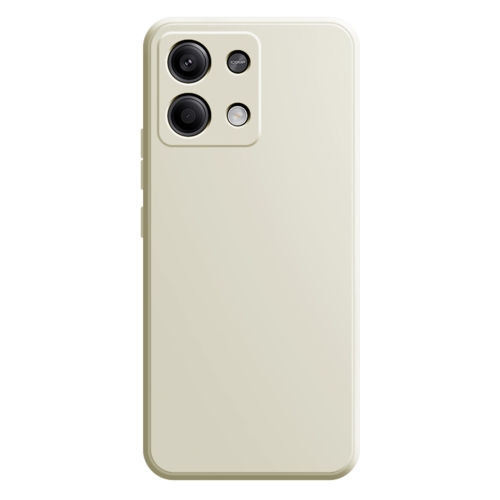 

For Xiaomi Redmi Note 13 5G Imitation Liquid Silicone Phone Case(White)