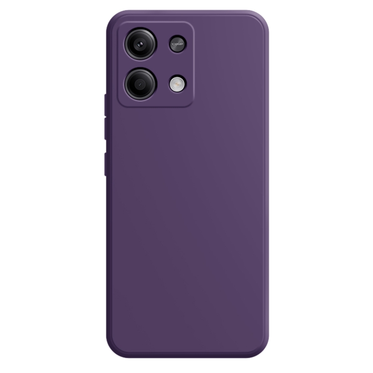 

For Xiaomi Redmi Note 13 5G Imitation Liquid Silicone Phone Case(Dark Purple)