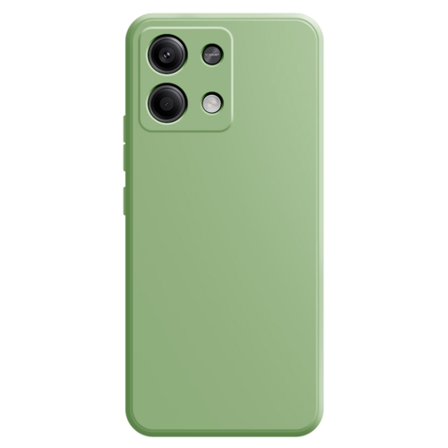 

For Xiaomi Redmi Note 13 5G Imitation Liquid Silicone Phone Case(Matcha Green)