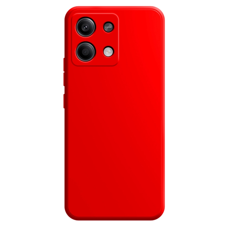 

For Xiaomi Redmi Note 13 5G Imitation Liquid Silicone Phone Case(Red)