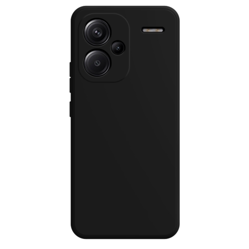 

For Xiaomi Redmi Note 13 Pro+ Imitation Liquid Silicone Phone Case(Black)