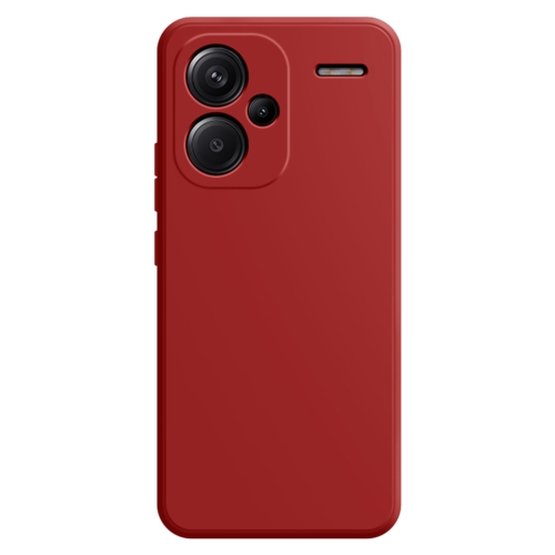 

For Xiaomi Redmi Note 13 Pro+ Imitation Liquid Silicone Phone Case(Dark Red)