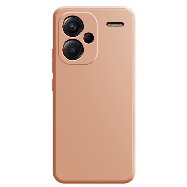 

For Xiaomi Redmi Note 13 Pro+ Imitation Liquid Silicone Phone Case(Pink)