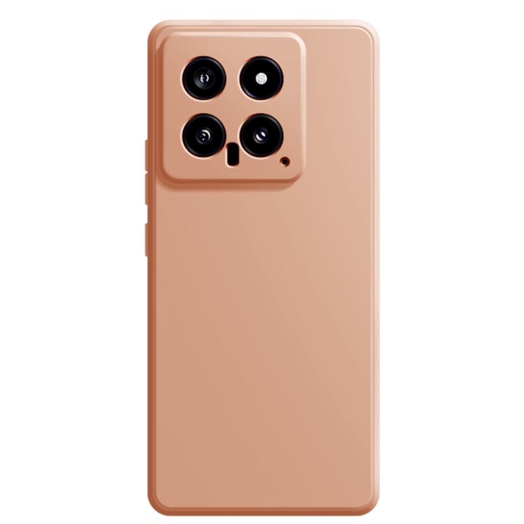 

For Xiaomi 14 Imitation Liquid Silicone Phone Case(Pink)