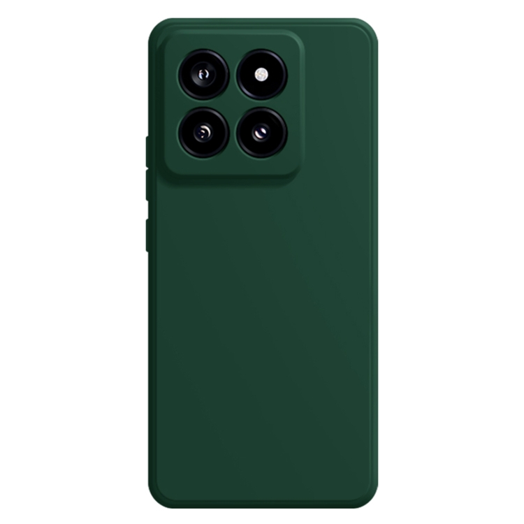 

For Xiaomi 14 Pro Imitation Liquid Silicone Phone Case(Dark Green)