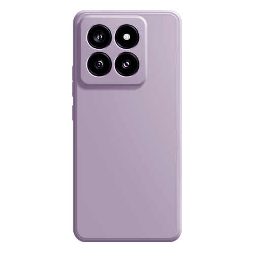 

For Xiaomi 14 Pro Imitation Liquid Silicone Phone Case(Light Purple)