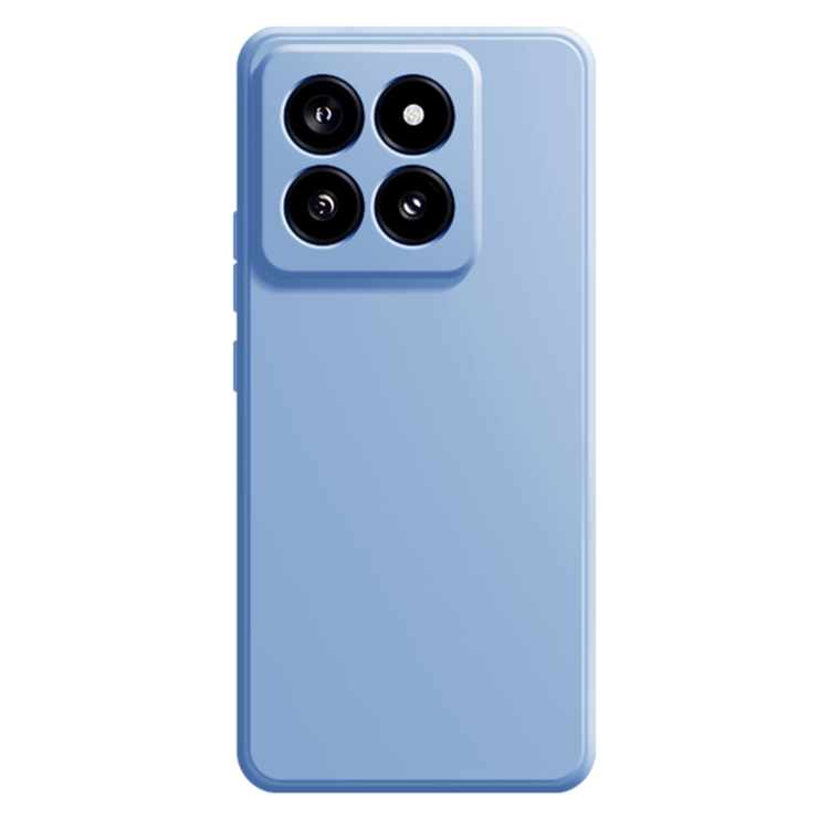 

For Xiaomi 14 Pro Imitation Liquid Silicone Phone Case(Sky Blue)