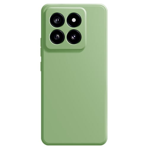 

For Xiaomi 14 Pro Imitation Liquid Silicone Phone Case(Matcha Green)