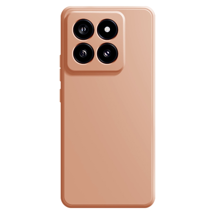 

For Xiaomi 14 Pro Imitation Liquid Silicone Phone Case(Pink)