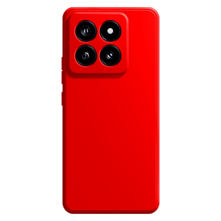 

For Xiaomi 14 Pro Imitation Liquid Silicone Phone Case(Red)