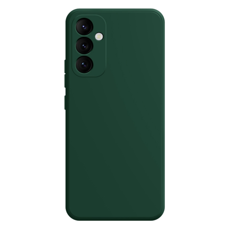 

For Samsung Galaxy A15 Imitation Liquid Silicone Phone Case(Dark Green)