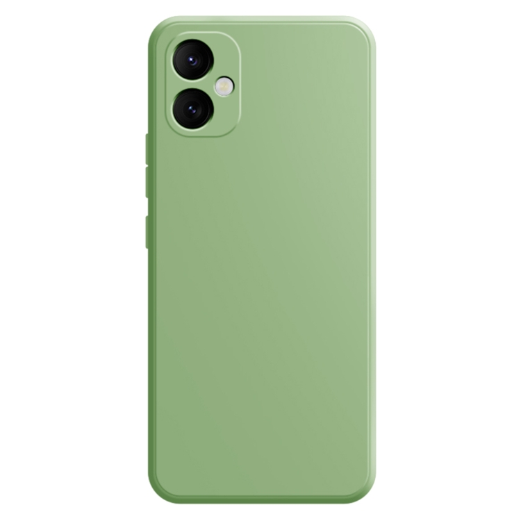 

For Samsung Galaxy A05 Imitation Liquid Silicone Phone Case(Matcha Green)