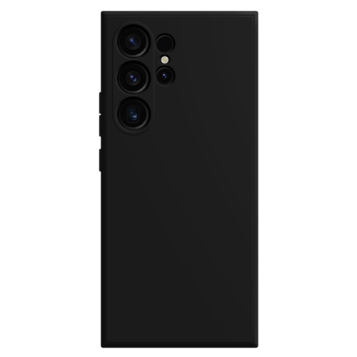 

For Samsung Galaxy S24 Ultra 5G Imitation Liquid Silicone Phone Case(Black)