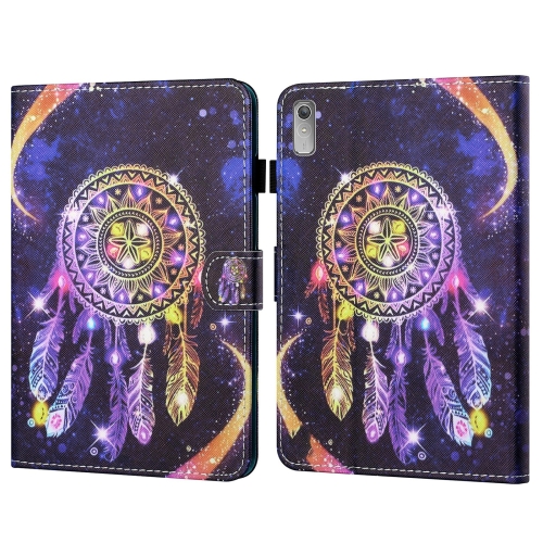 

For Lenovo Tab P11 Gen2 /Xiaoxin Pad Plus 2023 Coloured Drawing Stitching Smart Leather Tablet Case(Starry Sky Wind Chime)