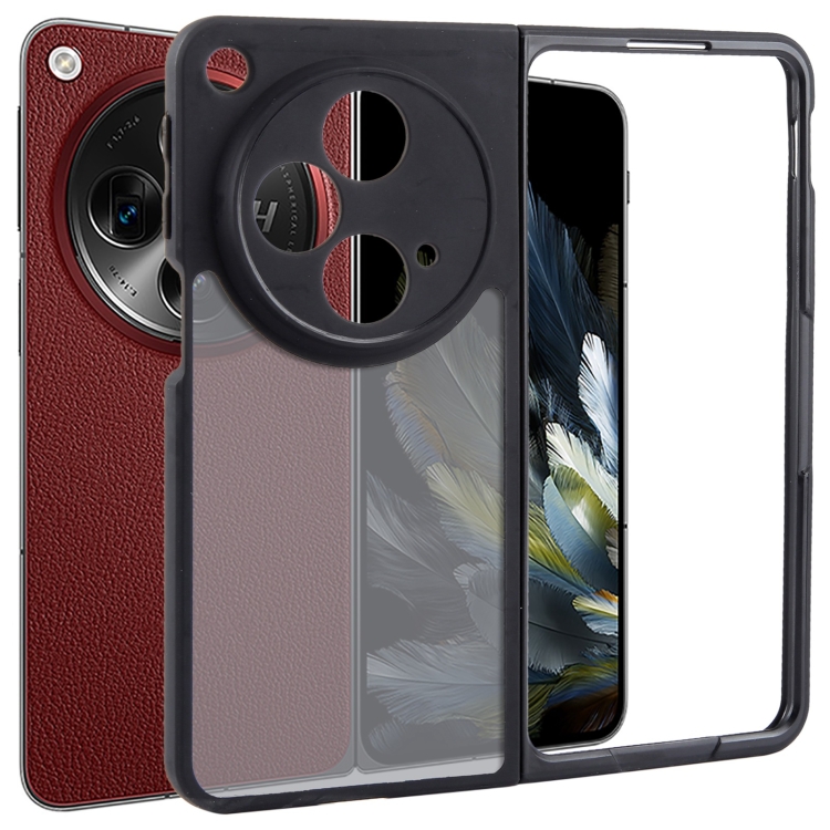 

For OPPO Find N3 / OnePlus Open Matte Black TPU + PC Phone Case