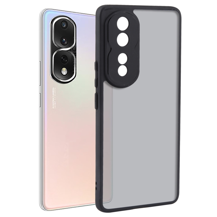 

For Honor 80 Pro Fine Pore Matte Black TPU + PC Phone Case