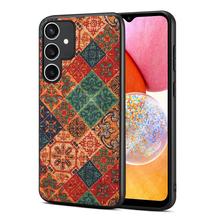 

For Samsung Galaxy A14 Four Seasons Flower Language Series TPU Phone Case(Winter Blue)